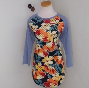 LuLaRoe Vibrant Floral Lounge Shirt